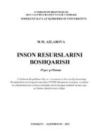 INSON RESURSLARINI BOSHQARISH