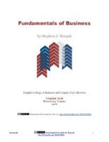 Fundamentals of Business