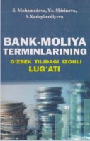 Bank-moliya terminlarining o‘zbek tilidagi izohli lug‘ati