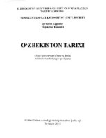 O‘zbekiston tarixi