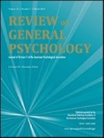 Review of General Psychology Transferred from Apa to Sage