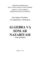 Algebra va sonlar nazariyasi